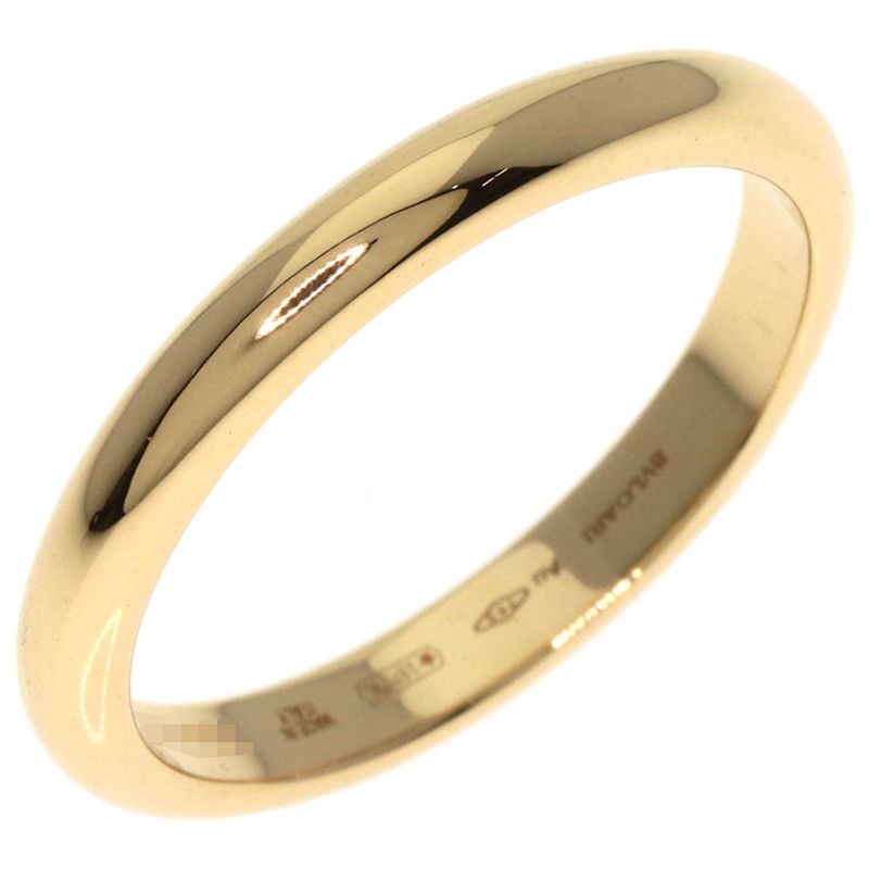 Bvlgari Bulgari Wedding Ring - 18K Yellow Gold Ladies