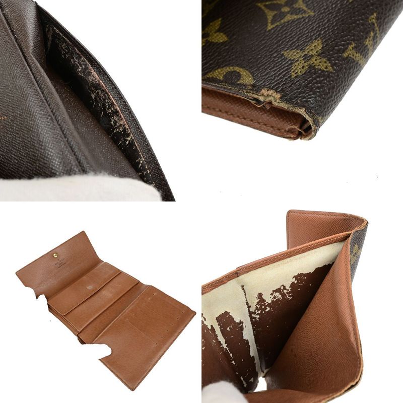 Louis Vuitton 3-set Trifold Wallet Monogram Damier Ebène Leather 04ec192