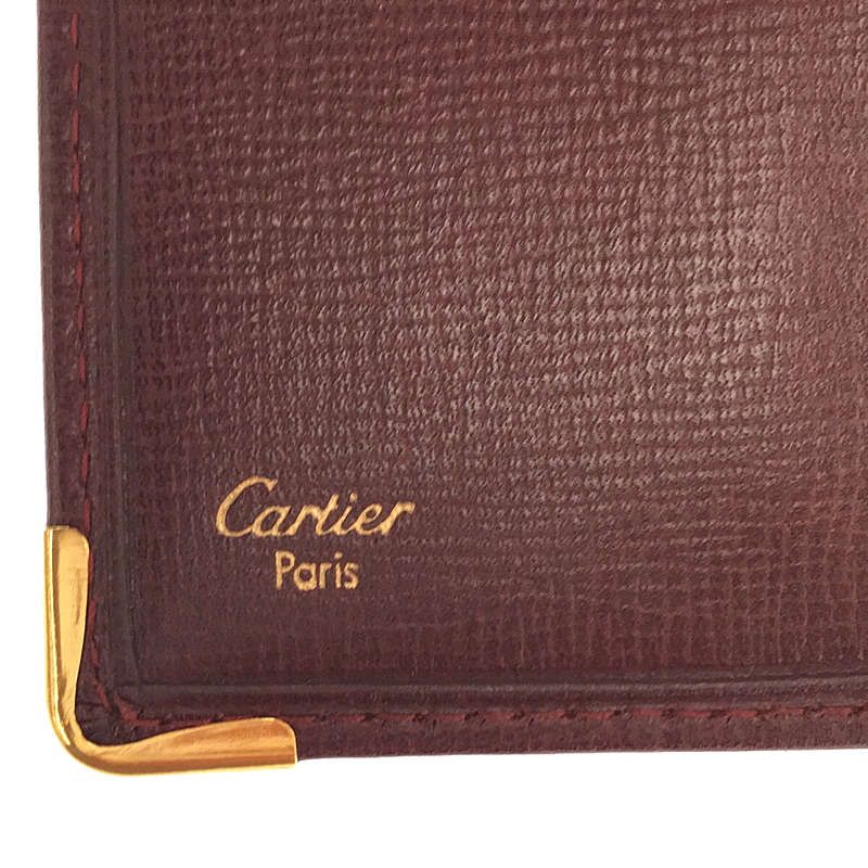 Cartier - Mastline - Foldable Leather Wallet - Foldable - Long Wallet -