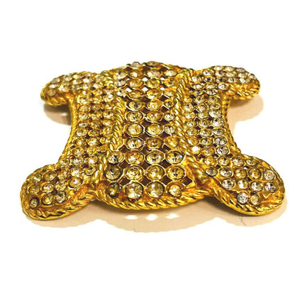 Celine Triomphe Rhinestone Brooch: X2005