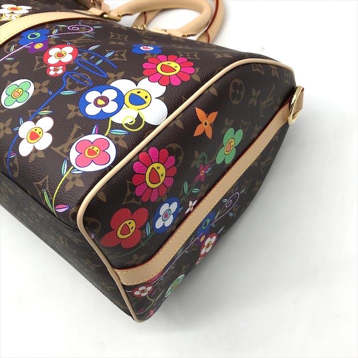 Louis Vuitton Takashi Murakami Monogram Keepall Bandouliere 45 Boston Bag