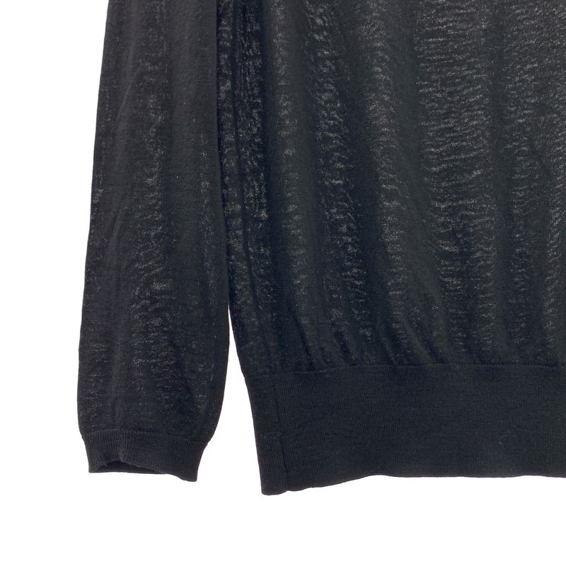 Balenciaga - Wool Pullover Knitted Sweater - 38 - Black - Women's