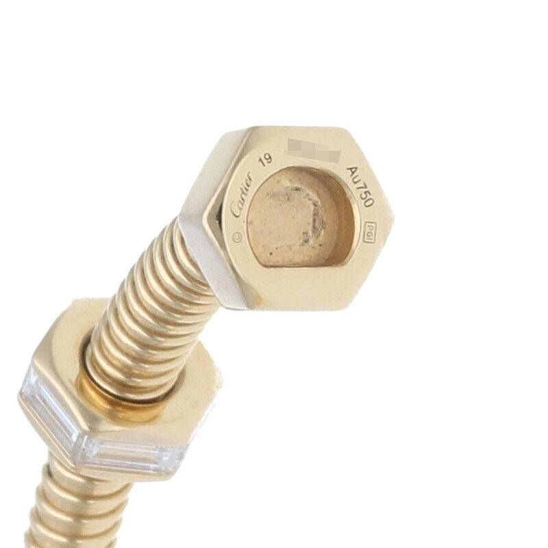 Cartier Ecrou DE Cartier Bracelet Ecru De 18K Yellow Gold Bucket Diamond
