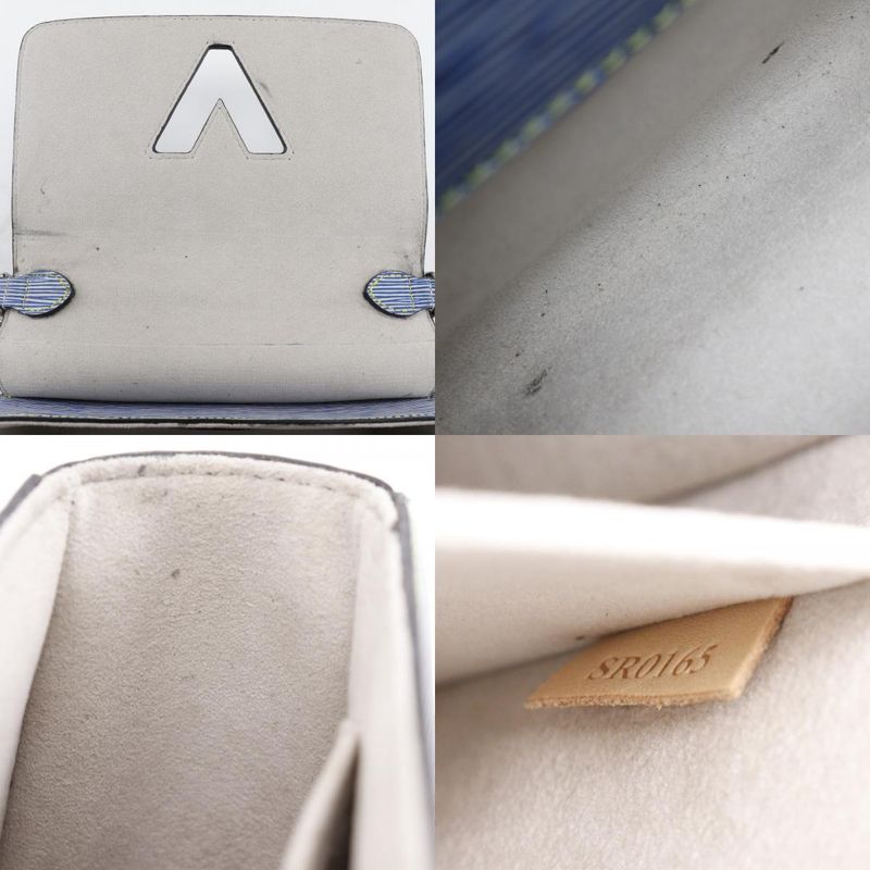 Louis Vuitton Twist MM M50271 Epi Leather Epi Denim Women's Shoulder Bag