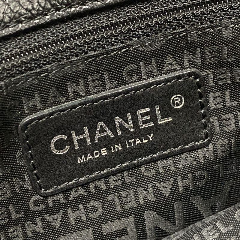 Chanel Tote Bag Executive Line255 A29292 Black Silver Hardware