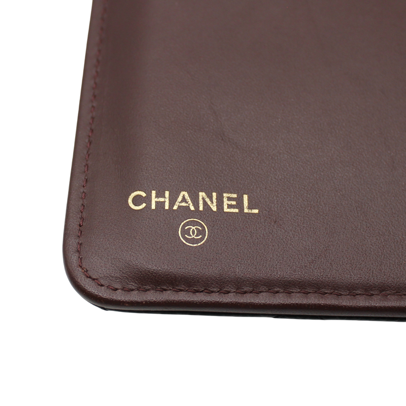 Chanel Ap0233 Caviar Skin Folded Long Wallet A25-2676