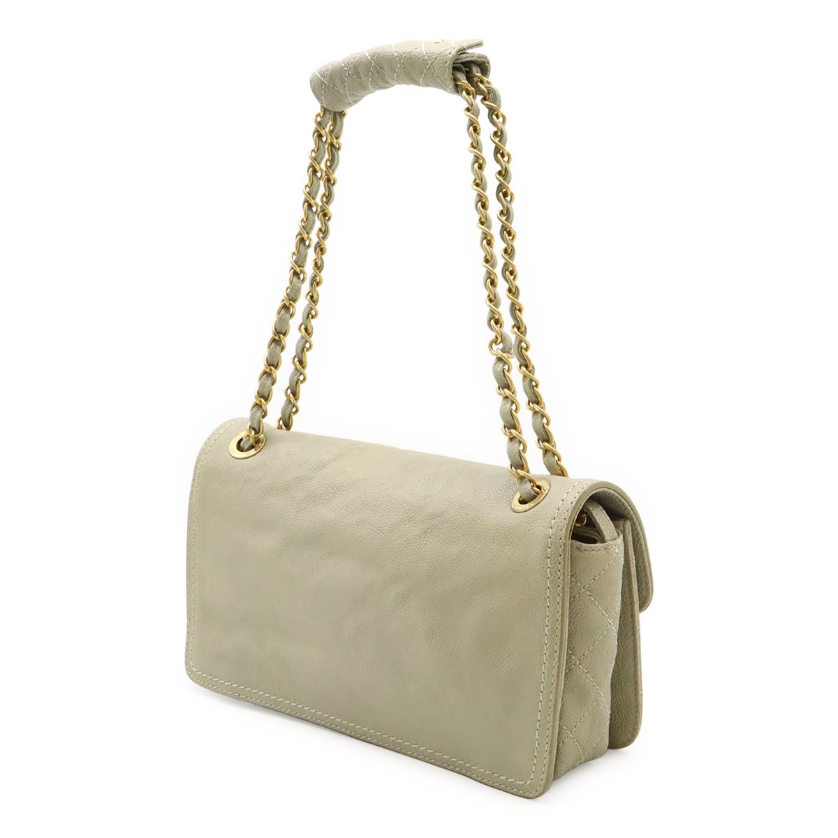 Chanel 255 Matelasse Chain Bag Shoulder Bag Shoulder Soft Caviar Skin Leather