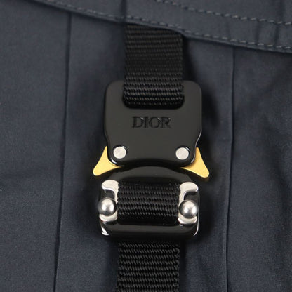  DIOR Homme 293c286a5573 Logo Part Zip Up Tailored Jacket Navy 44 Made In