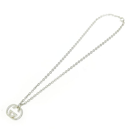 Gucci Silver Interlocking G Necklace 25.9g 925 Engraved 434377 Necklace