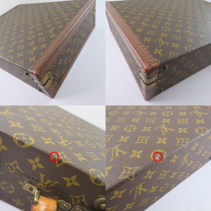 Louis Vuitton President Briefcase M53012 Monogram Canvas Brown Unisex Business