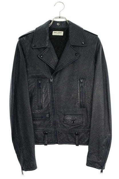 Saint Laurent Paris 442929 Y5nq1 L01 Classic Motorcycle Rider Scuff The Jacket