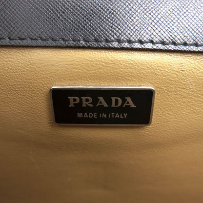 Prada Bag Briefcase Business Bag Business Men Leather Genuine Black Dulles Bag