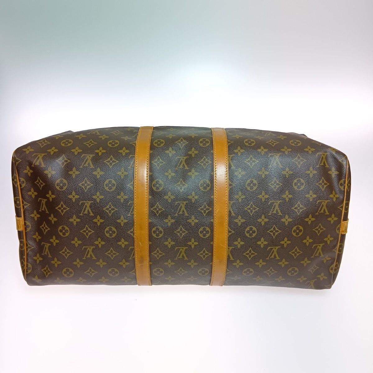 Louis Vuitton Monogram Keepall Bandouliere 55 Boston Bag M41414 Brown