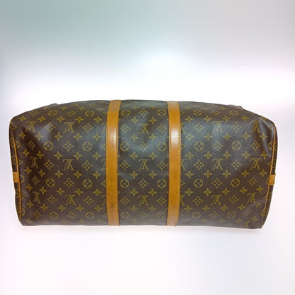 Louis Vuitton Monogram Keepall Bandouliere 55 Boston Bag M41414 Brown