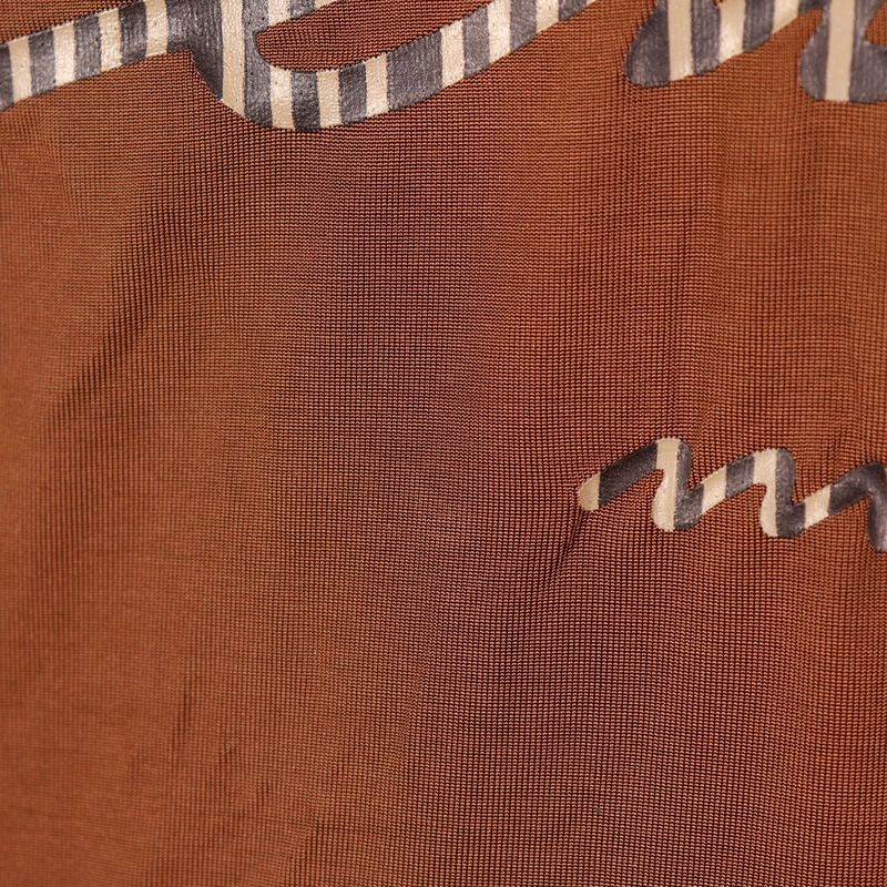 Fendi Logo Pie Pink Rayon Brown Women's Short Sleeved T-shirt