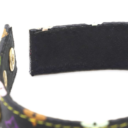 Louis Vuitton Bracelet Southcoat Monogram Multicolor GP Noir Black Gold
