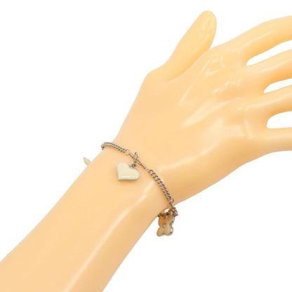 Louis Vuitton Bra Scuff Sweet Monogram M65476 Metal Silver/white Ladies 9.7g