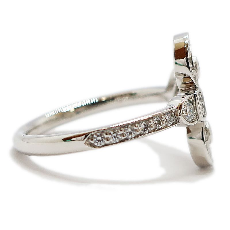 Tiffany & Co Full Driss Ring Pt950 Diamond 0.21ct #10.5 Approx 5.2g