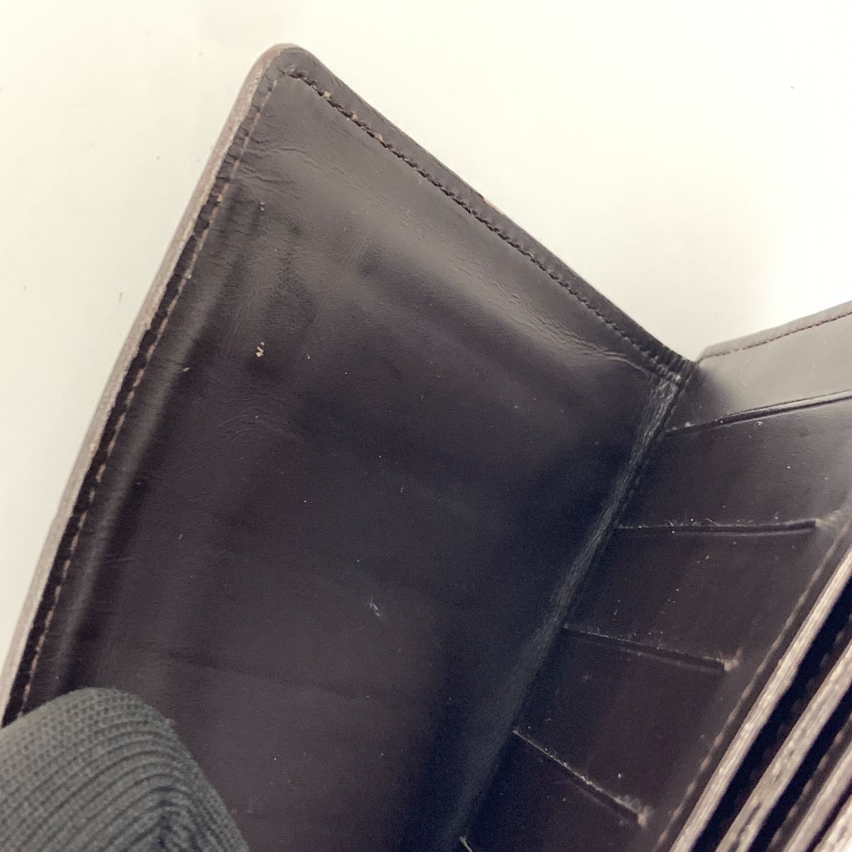 Louis Vuitton Monogram Glace Hoist Long Wallet M66450 Brown