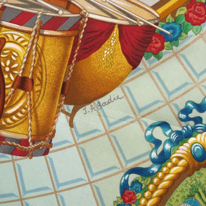 Hermes Wolfgang Amadeus Mozart Hymn To Mozart Carré 90 Scarf Silk Twill Square