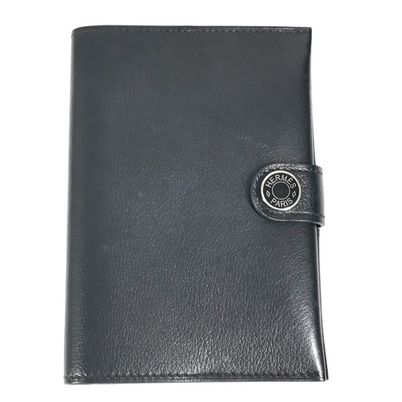 Hermes Passport Case RMS Calfskin Black