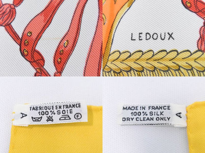 Authentic Hermes Scarf Carré 90 Caparacons DE LA France ET DE L'inde Horse