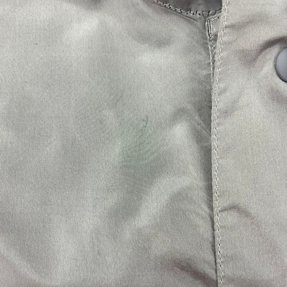 Prada 22aw Back Print Silk Jumpsuit Gray S Sgc096