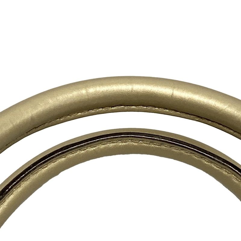 Gucci Handbag Sookie Stripe Line 247902 Gold Leather