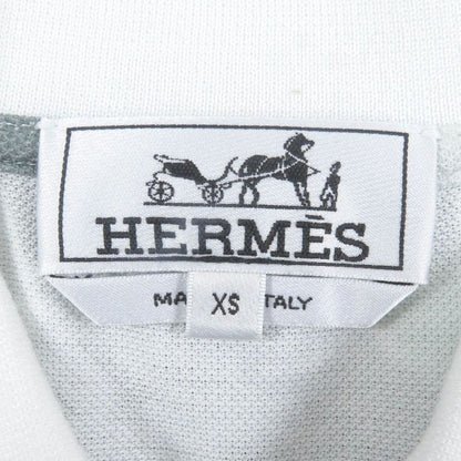 Hermes 23SS 100% Cotton All-over Pattern Shell Button Short-sleeved Polo Shirt