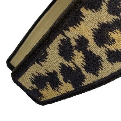 Christian DIOR Oblique Catsuit Headband Hair Accessory Leopard Brown Canvas