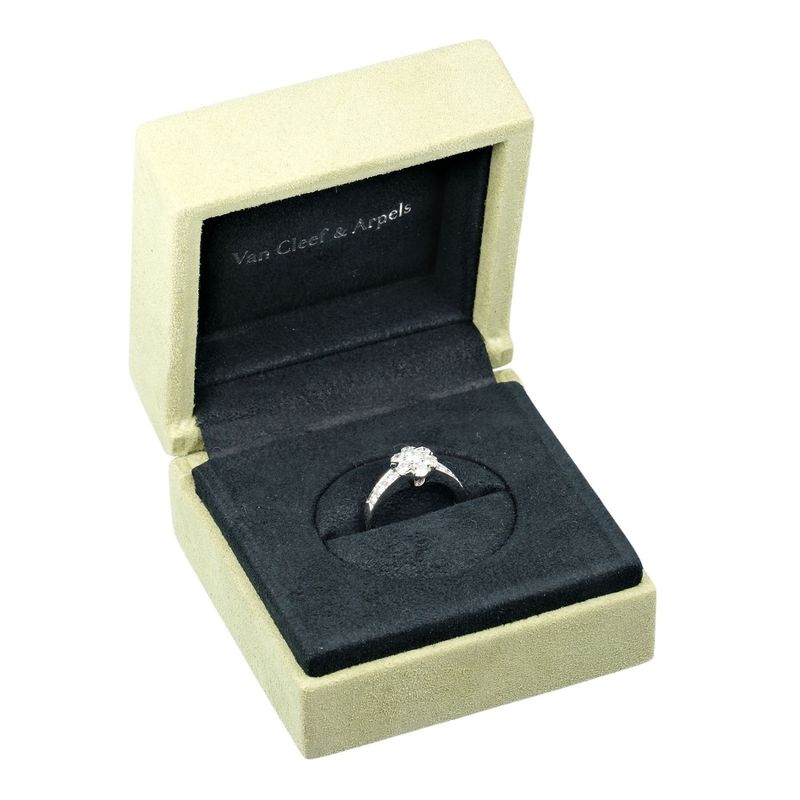 [van Cleef & Arpels] Van Cleef & Arpels Fleurette Pt950platinum × Diamond #8