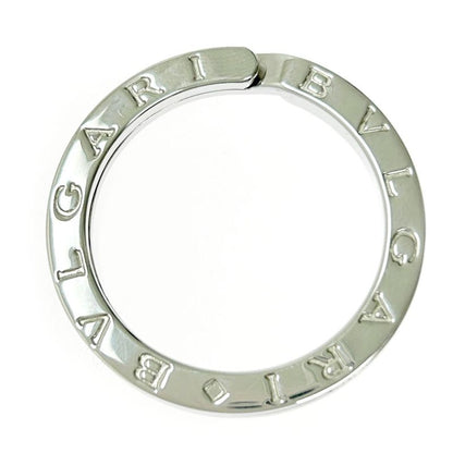Bvlgari Silver Bvlgari Key Ring with Box 11.4g 925 Engraved 322473 Key Ring