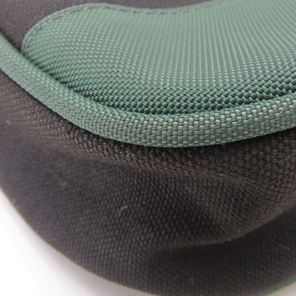 Chanel Shoulder Bag Coco Mark Canvas Black Khaki Pochette Sport 8 Series Ladies