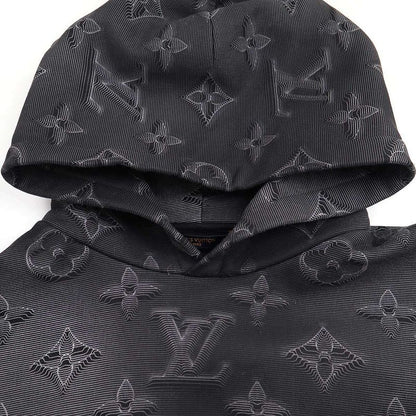 Louis Vuitton 21ss 3dmonogram Pullover Sweatshirt Hoodie Ihn Hky24w Black M