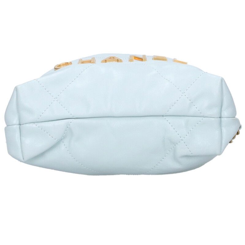 Chanel22 Leather Quilted Chain Shoulder Bag For Men