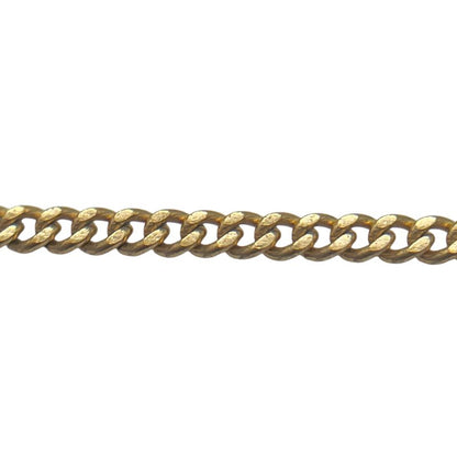 Christian DIOR Necklace Plated Metal Plated Metal Rhinestone CD Logo Gold