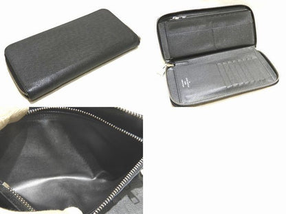 4 Louis Vuitton Taiga Zippy Vertical Long Wallet M30503 Men's Round Zipper
