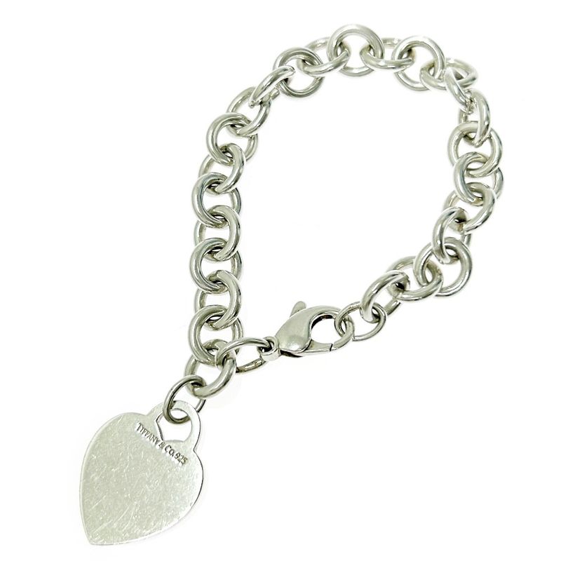 Tiffany & Co Tiffany & Co Silver Heart Tag Bracelet 35.3g 925 Engraved 353054