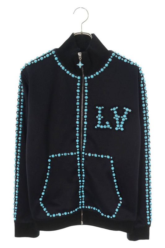Louis Vuitton 24AW Rm242m HYQ Hry75w Turquoise Style Decor LV Logo Track Jacket