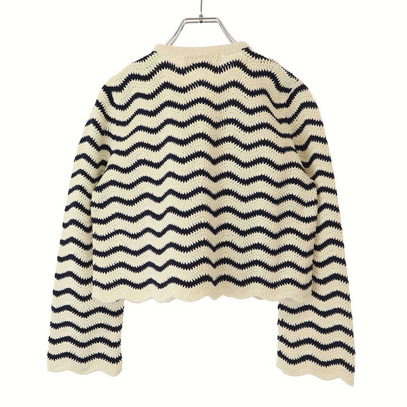 Celine Cardigan Jacket Crochet Cotton and Mini Skirt Crochet Cotton Setup