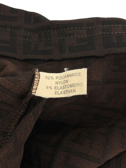 Fendi Zucca Pattern Sleeveless Dress Women Brown 44