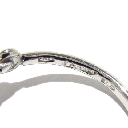 Cartier Ring 46 Hindu 18K White Gold X Diamonds 4P Diamonds