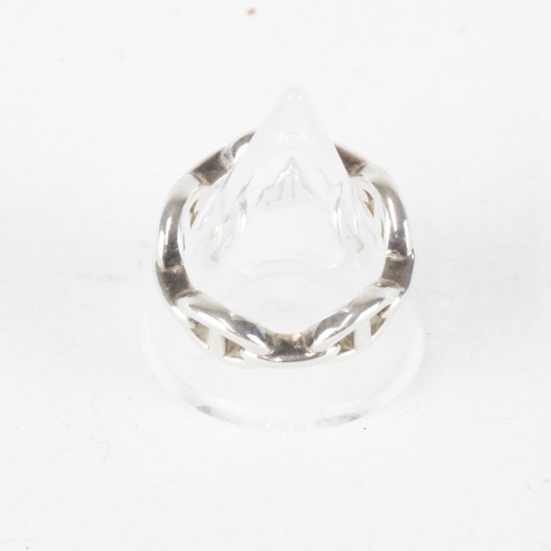 Hermes Chaine D'ancre Ancienne PM #56 Ring Silver 925 Ladies