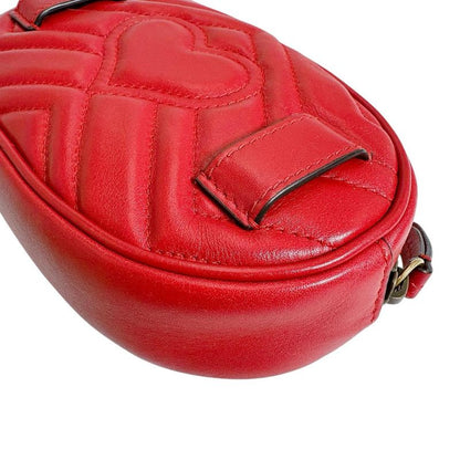 Gucci 476434 Body Bag GG Marmont Body Bag Gucci Red