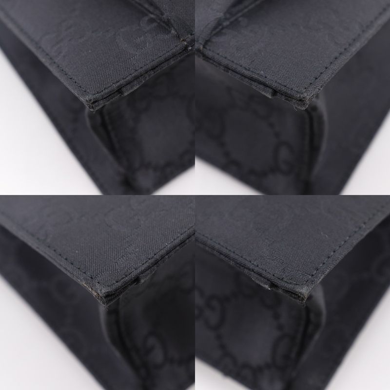 Gucci GG 001.3068 Satin Black Ladies Tote Bag