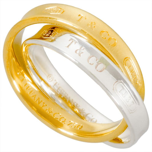 Tiffany & Co Tiffany & Co Interlocking Circle 1837 Ring Approx 11 18K Yellow