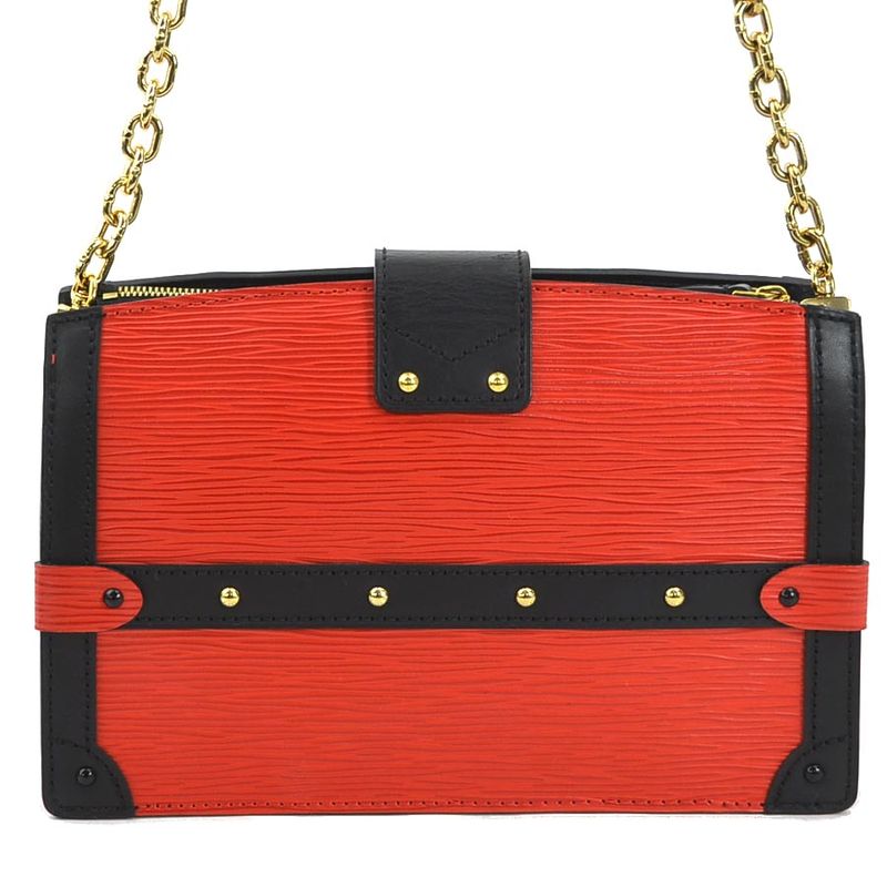 Louis Vuitton Crossbody Shoulder Bag Clutch Bag Epi Trunk Clutch M51697