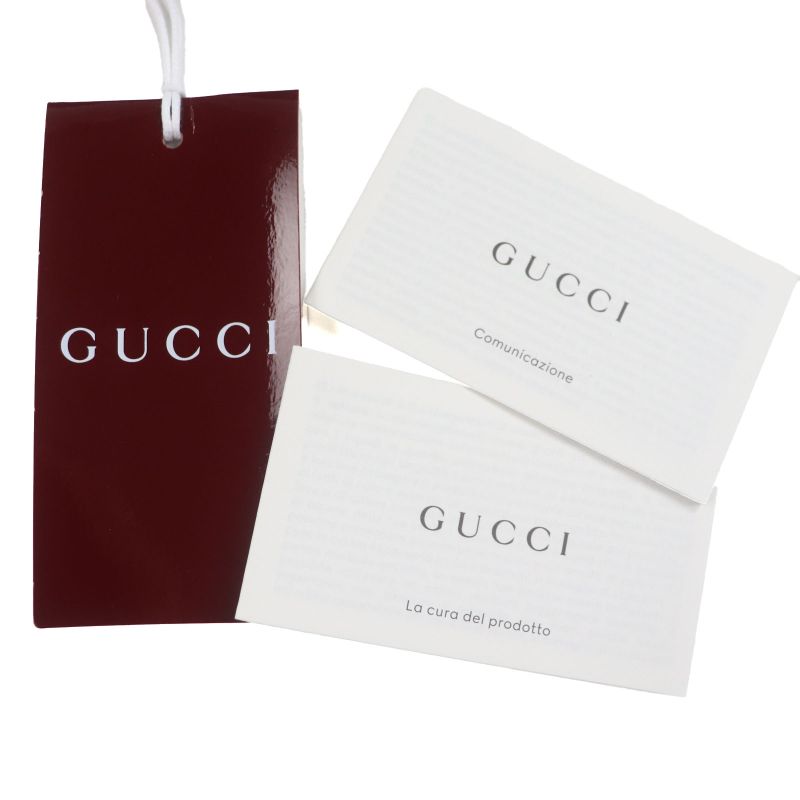 Gucci 816755 Web Stripe Leather Flap Business Case Clutch Bag Black Storage