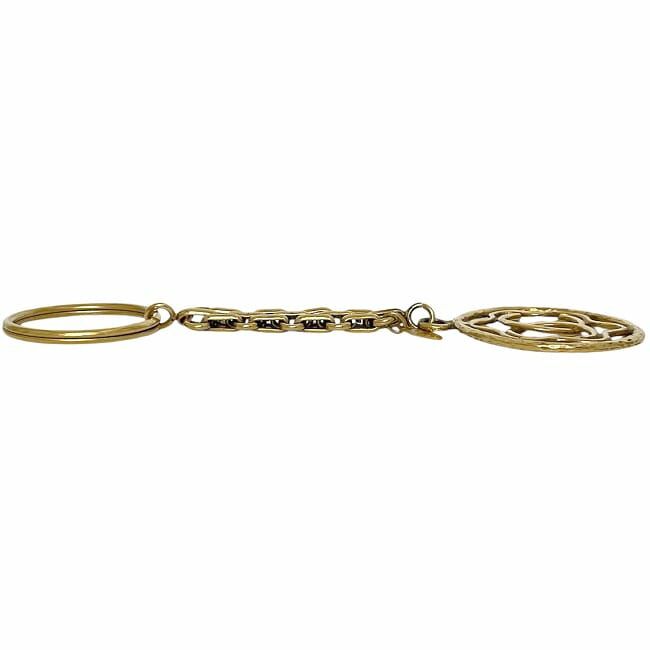 Chanel Key Holder Gold Coco Mark Excellent Condition GP Preowned Chanel