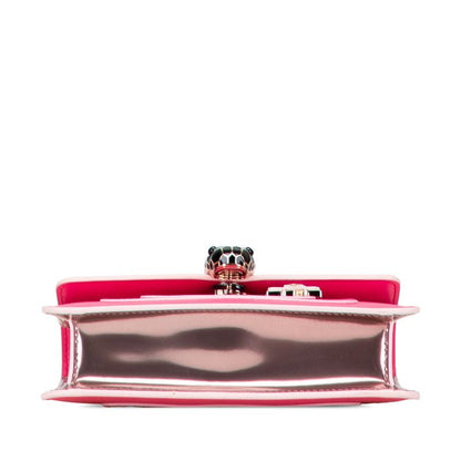 Bulgari Serpenti Forever Chain Shoulder Bag Pink Leather Women Bvlgari